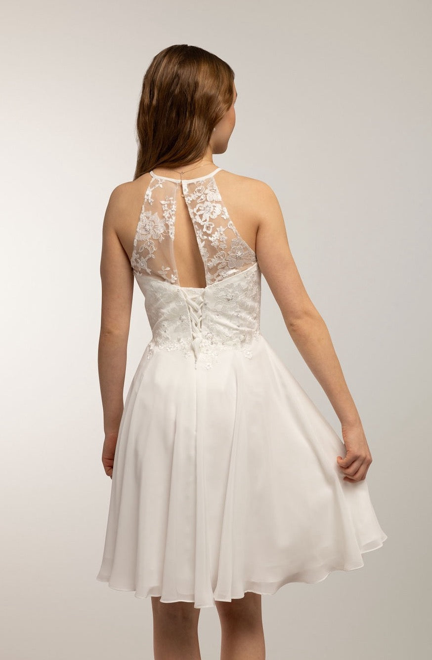 Juhlamekko H3610S-Chiffon Ivory