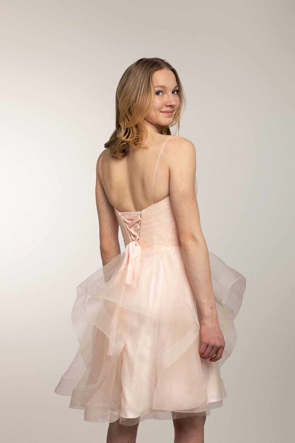 Juhlamekko H4170S-Tulle Blush