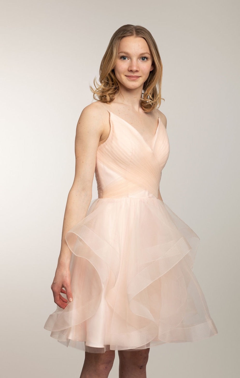 Juhlamekko H4170S-Tulle Blush