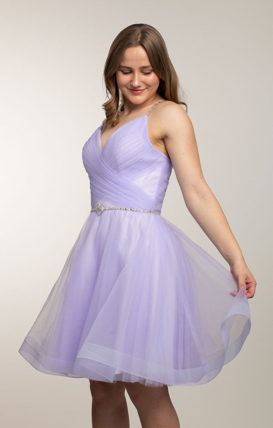 Juhlamekko H4171S-Tulle Violet