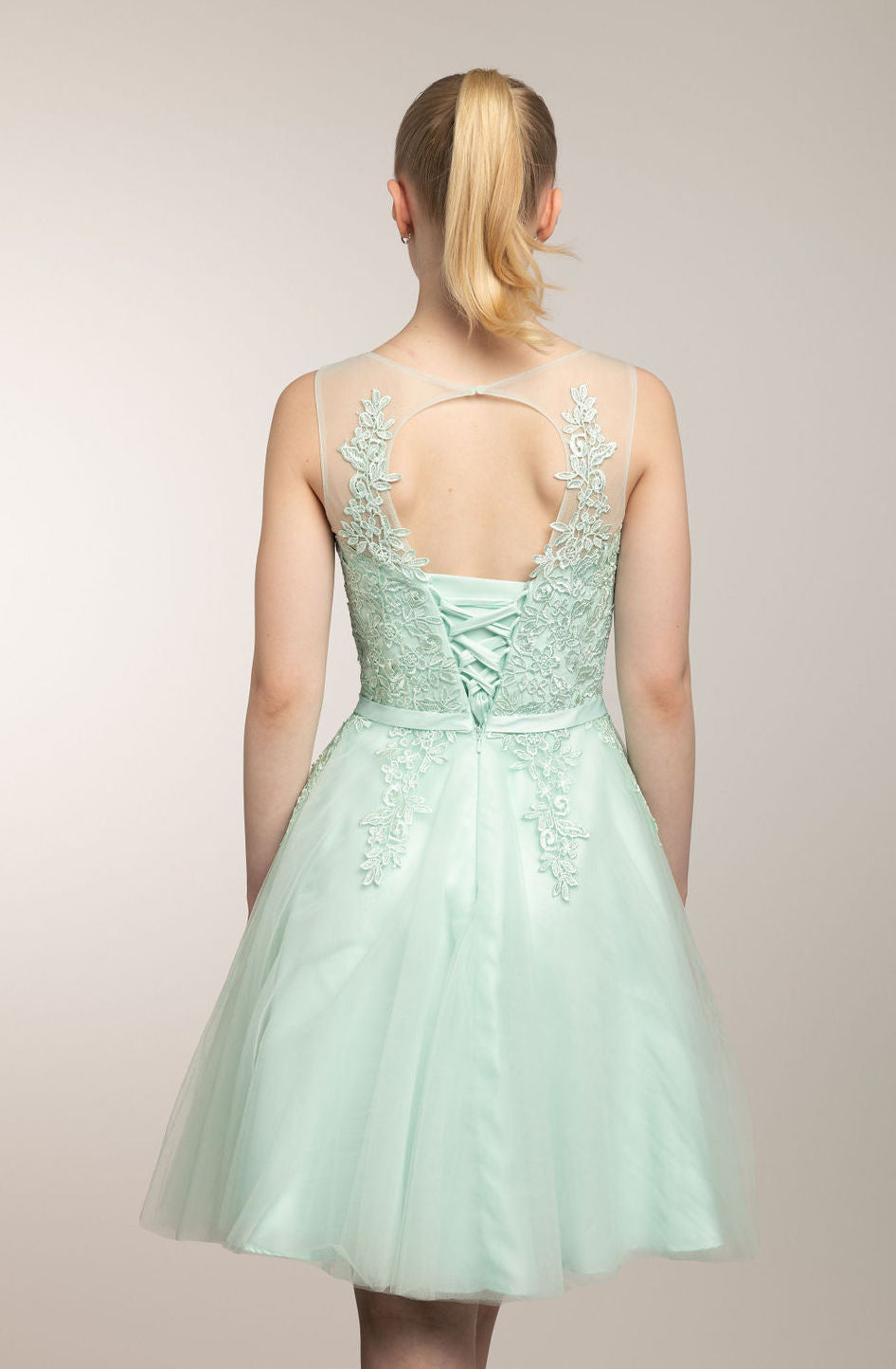 Juhlamekko H4292S-Tulle Mint