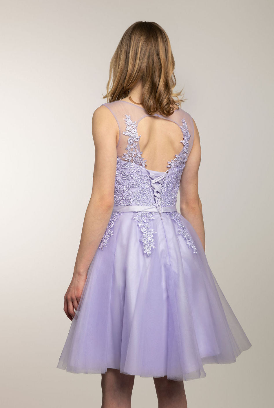 Juhlamekko H4292S-Tulle Violet