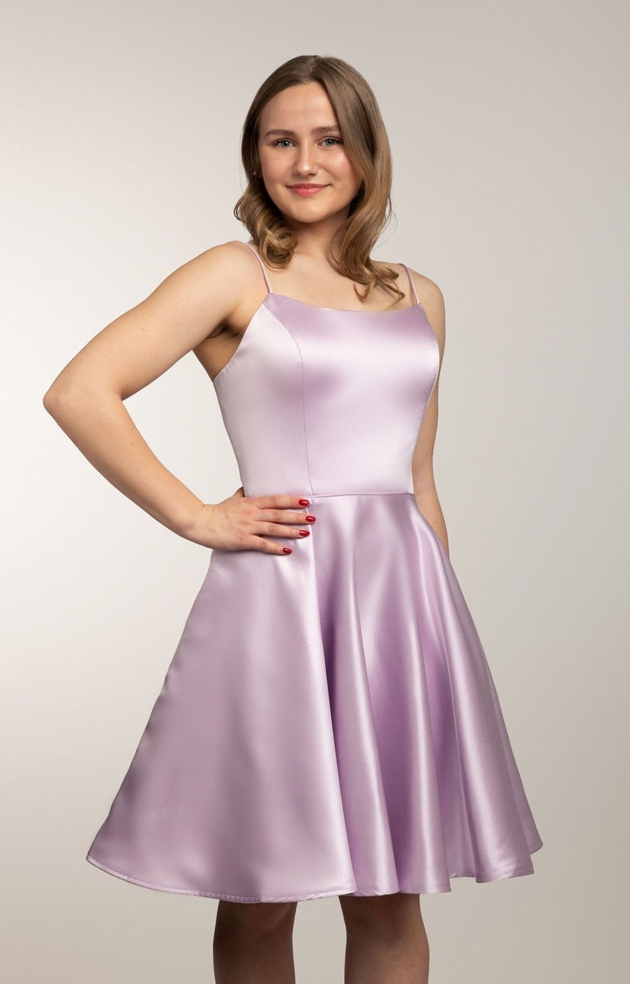 Juhlamekko H4442S-Satin Violet