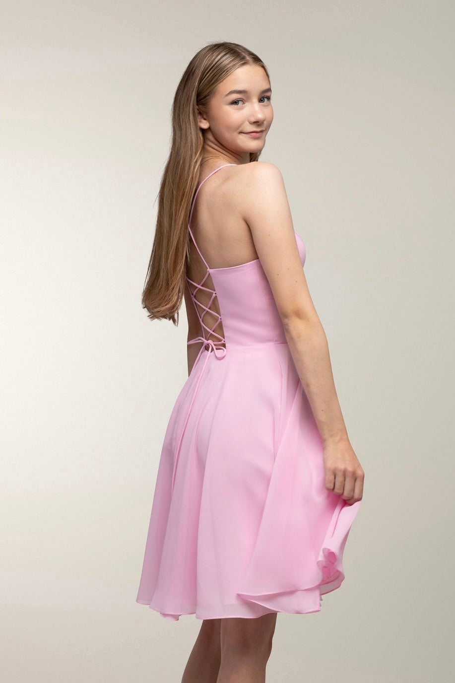 JUHLAMEKKO H4443SS-CHIFFON ROSEPINK