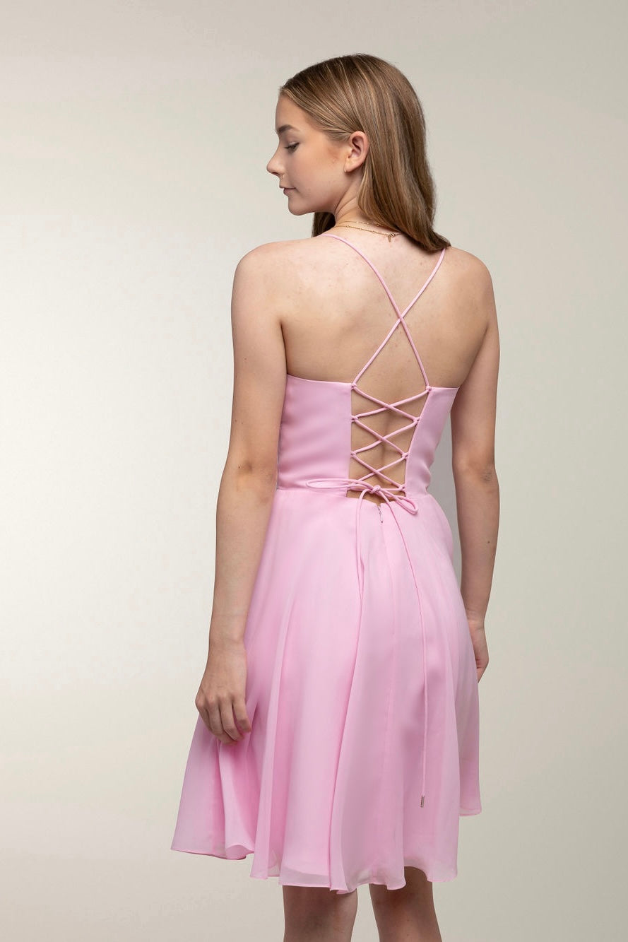 JUHLAMEKKO H4443SS-CHIFFON ROSEPINK