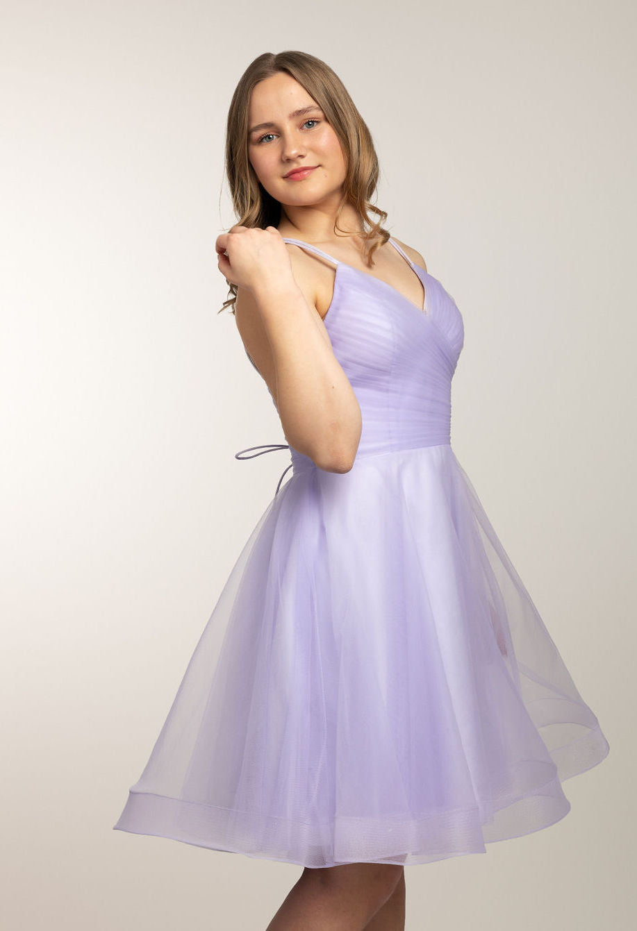 Juhlamekko H4498S-Tulle Violet