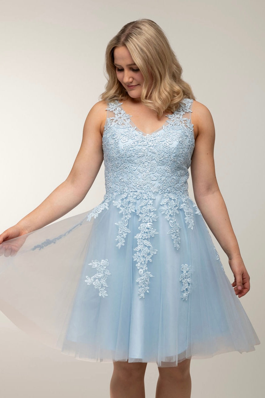 JUHLAMEKKO "LOTTA" H4620S-TULLE ICEBLUE