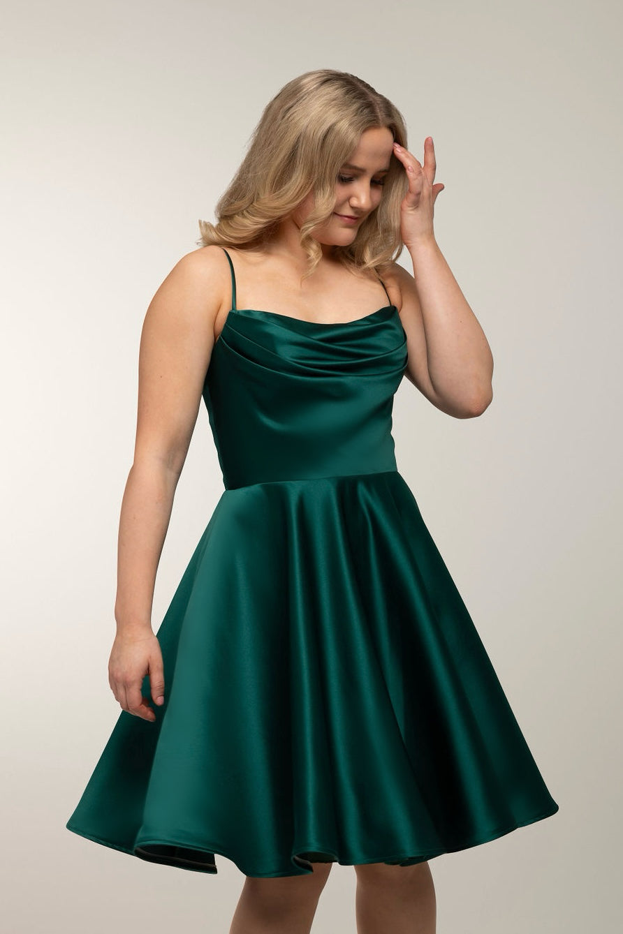 JUHLAMEKKO H4643S-SOFTSATIN DARKGREEN