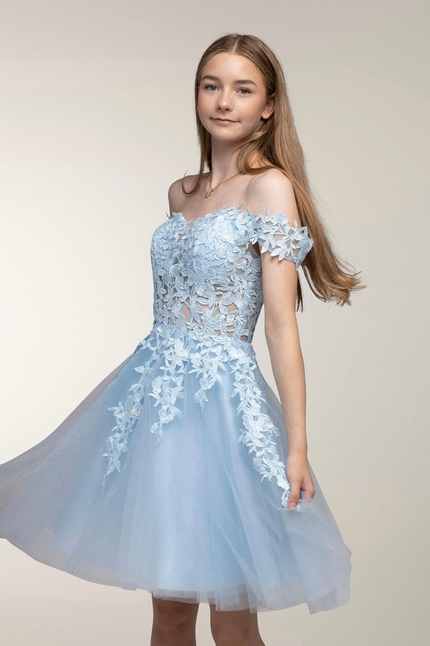 JUHLAMEKKO H4706S-TULLE ICEBLUE